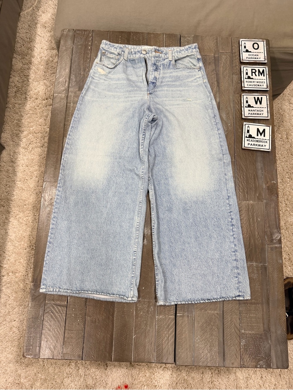 rag & bone Miramar Sofie Terry sweatpants Wide Leg “Jeans”